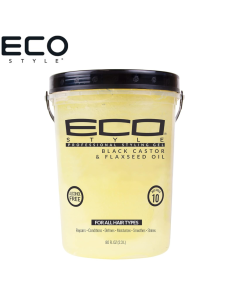 Eco Style Hair Gel Blackseed Castor & Flaxseed Oil 80oz