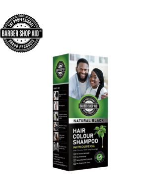 BARBER SHOP AID BLACK HAIR COLOR SHAMPOO 24-6.7oz 