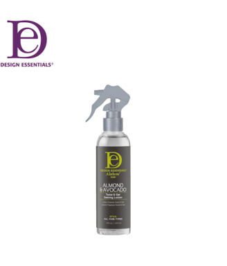 DESIGN ESSENTIAL NATURAL ALM & AVOC TWIST AND SET SPRAY 8oz